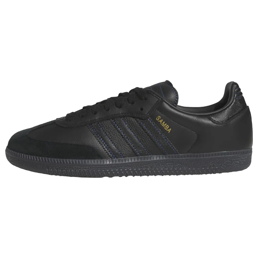 Adidas Samba ADV Black/Black/Royal Blue - Image 2