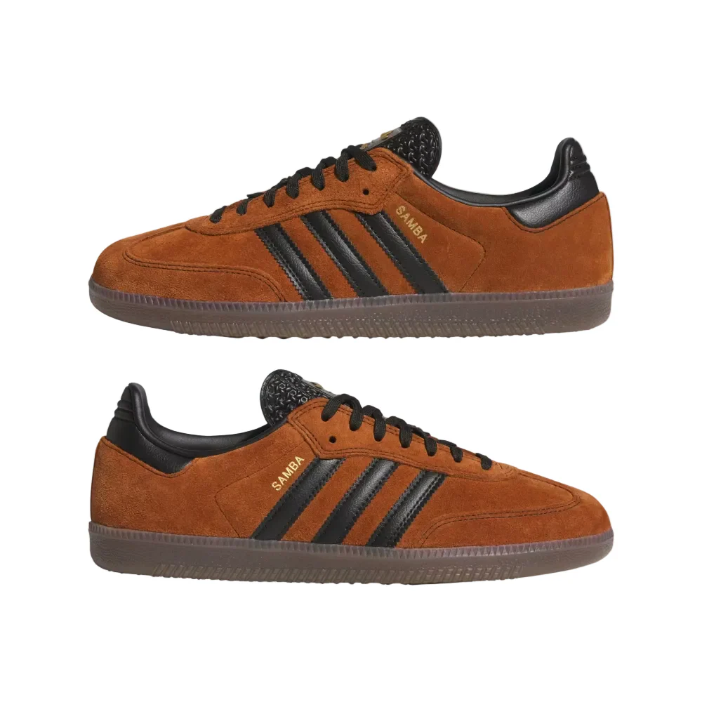 Adidas Samba ADV Dusky Bronze / Core Black / Gum - Image 4