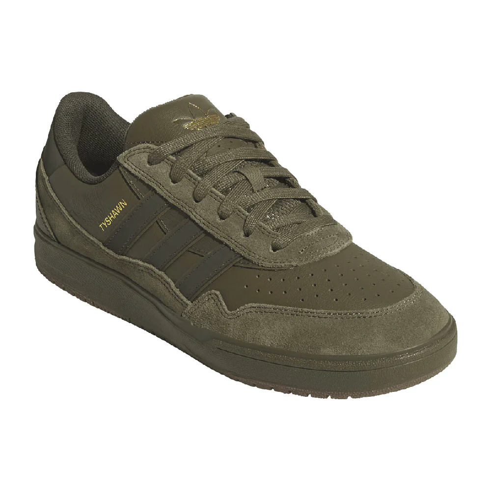 Adidas Tyshawn II Shoes Olive/Gum - Image 2