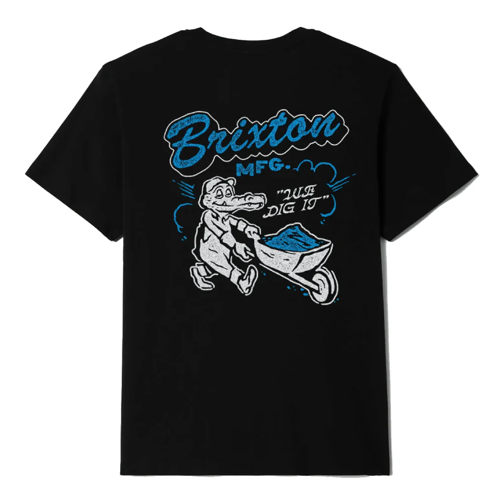 Brixton Dig It T-Shirt Black - Image 2