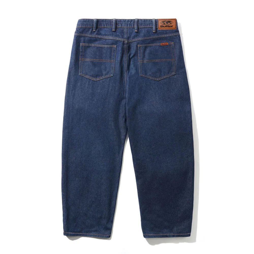 Butter Goods Baggy Denim Jeans Washed Indigo - Image 2