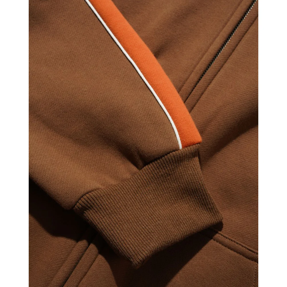 Butter Goods Connection Zip-Thru Hood Brown - Image 2