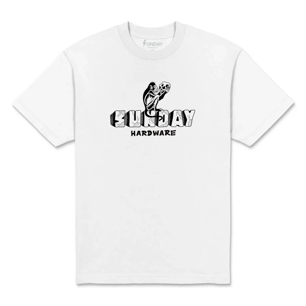 Gorilla Brick T-Shirt White/Black