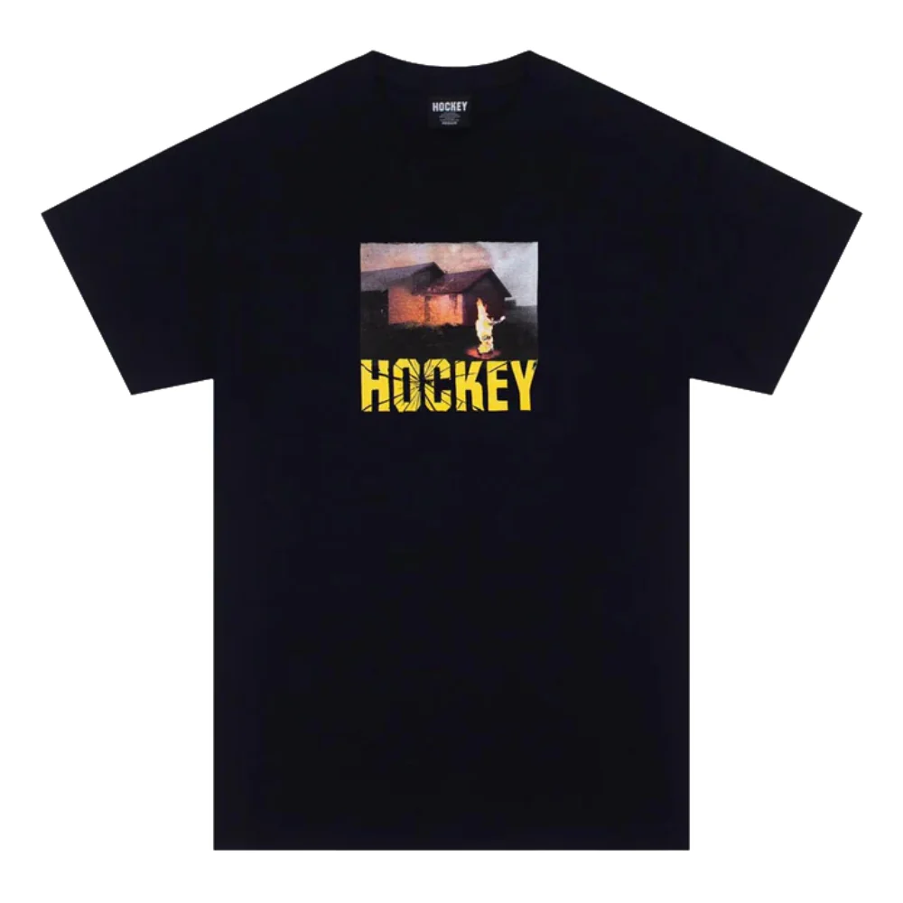 Hockey Windows Up T-Shirt Black
