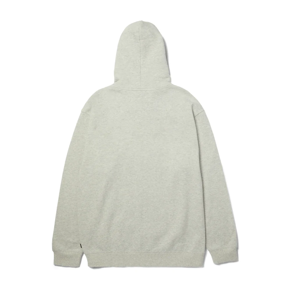 HUF All Caps Full-Zip Ash Hoodie - Image 2