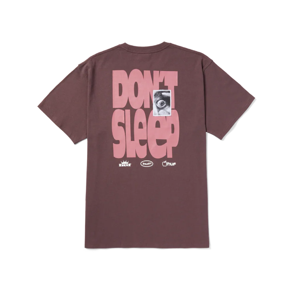 Huf Cousin Of Death T-Shirt Eggplant - Image 2
