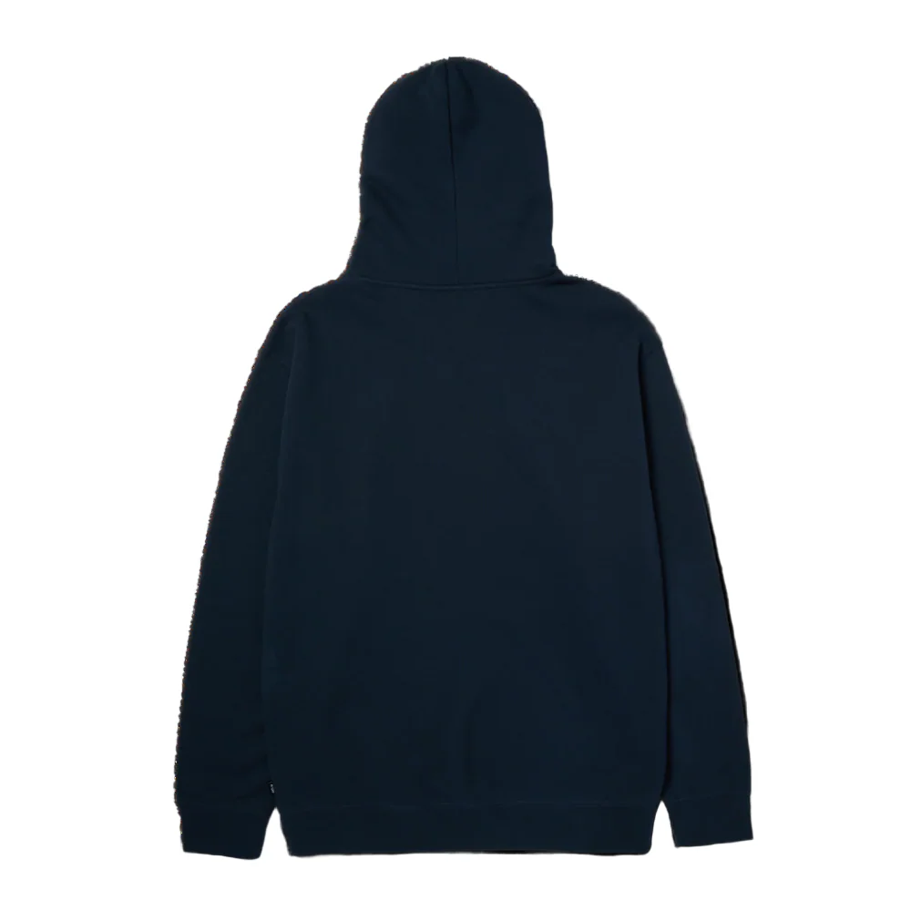 Huf Megablast Embroidered Pocket Hoodie Navy - Image 2