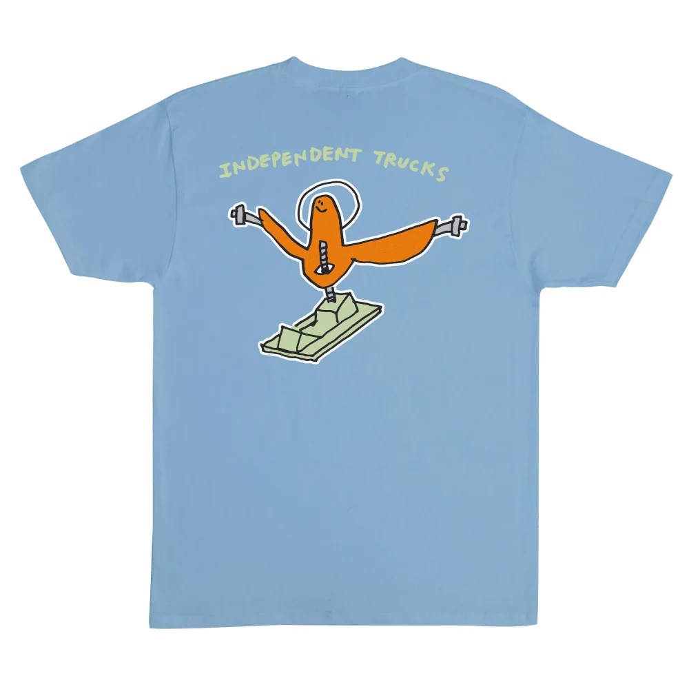 Independent x Gonz Hanger T-Shirt Blue - Image 2