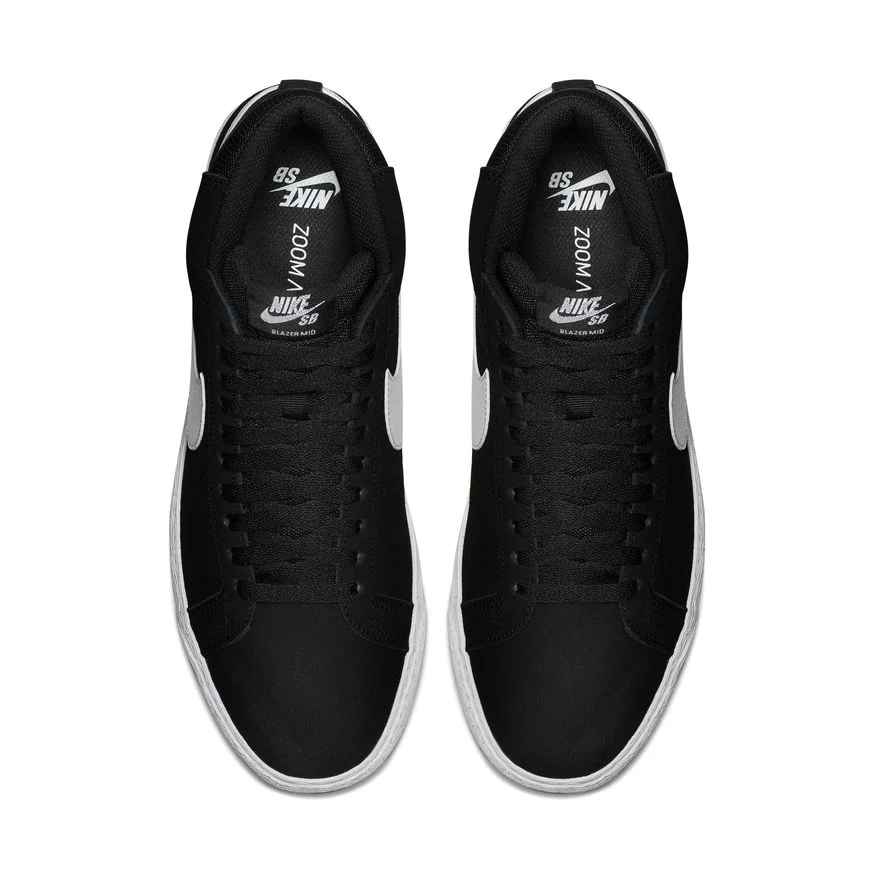 Nike SB Blazer Mid Black/White - Image 3