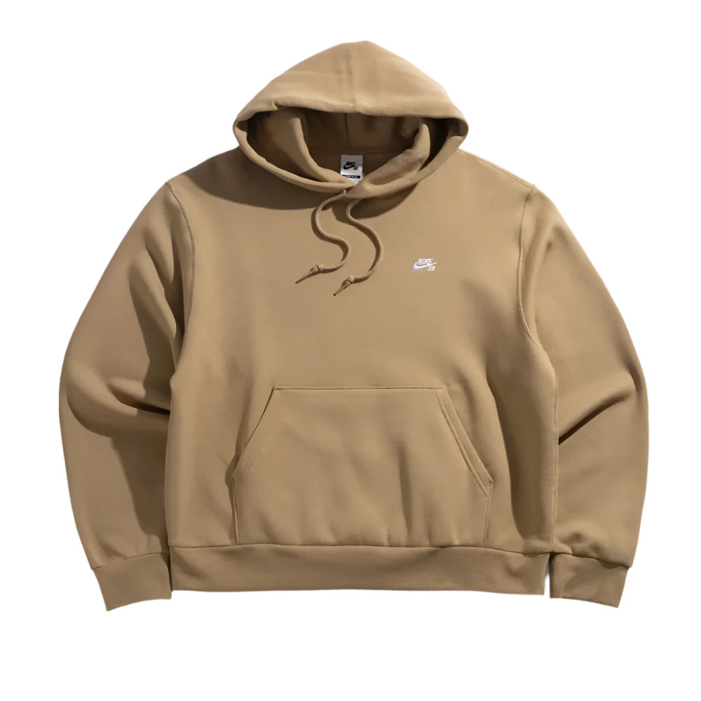 Nike SB Fleece Pullover Skate Hoodie Sand