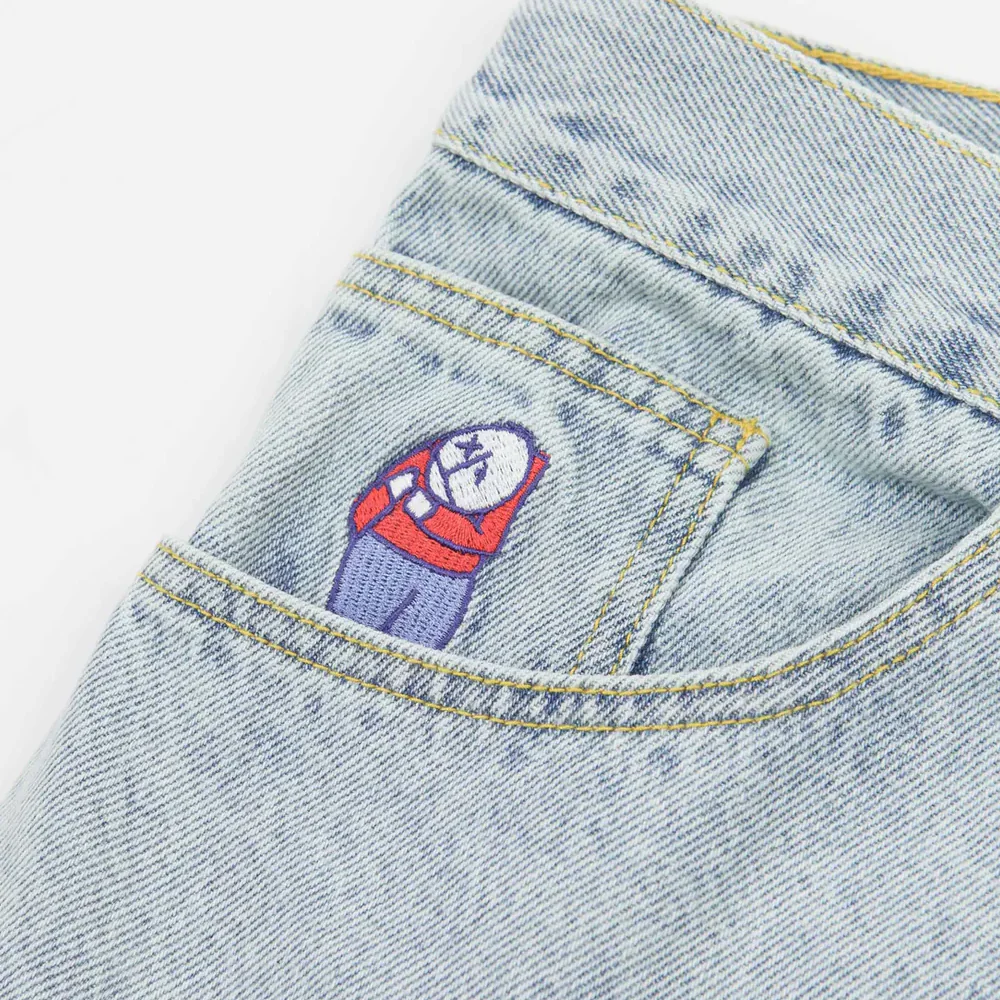 Polar Big Boy Jeans Light Blue OG Logo - Image 2