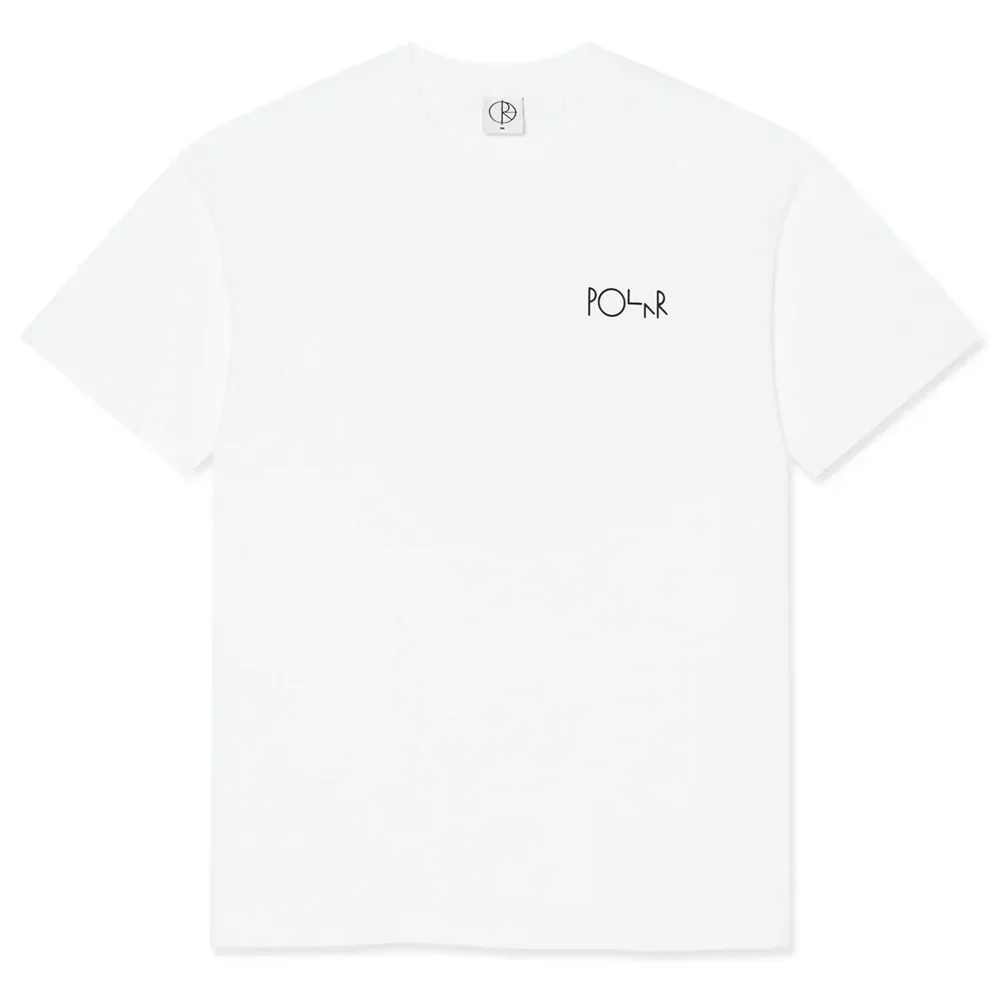 Polar Fill Logo Klez T-Shirt White - Image 2