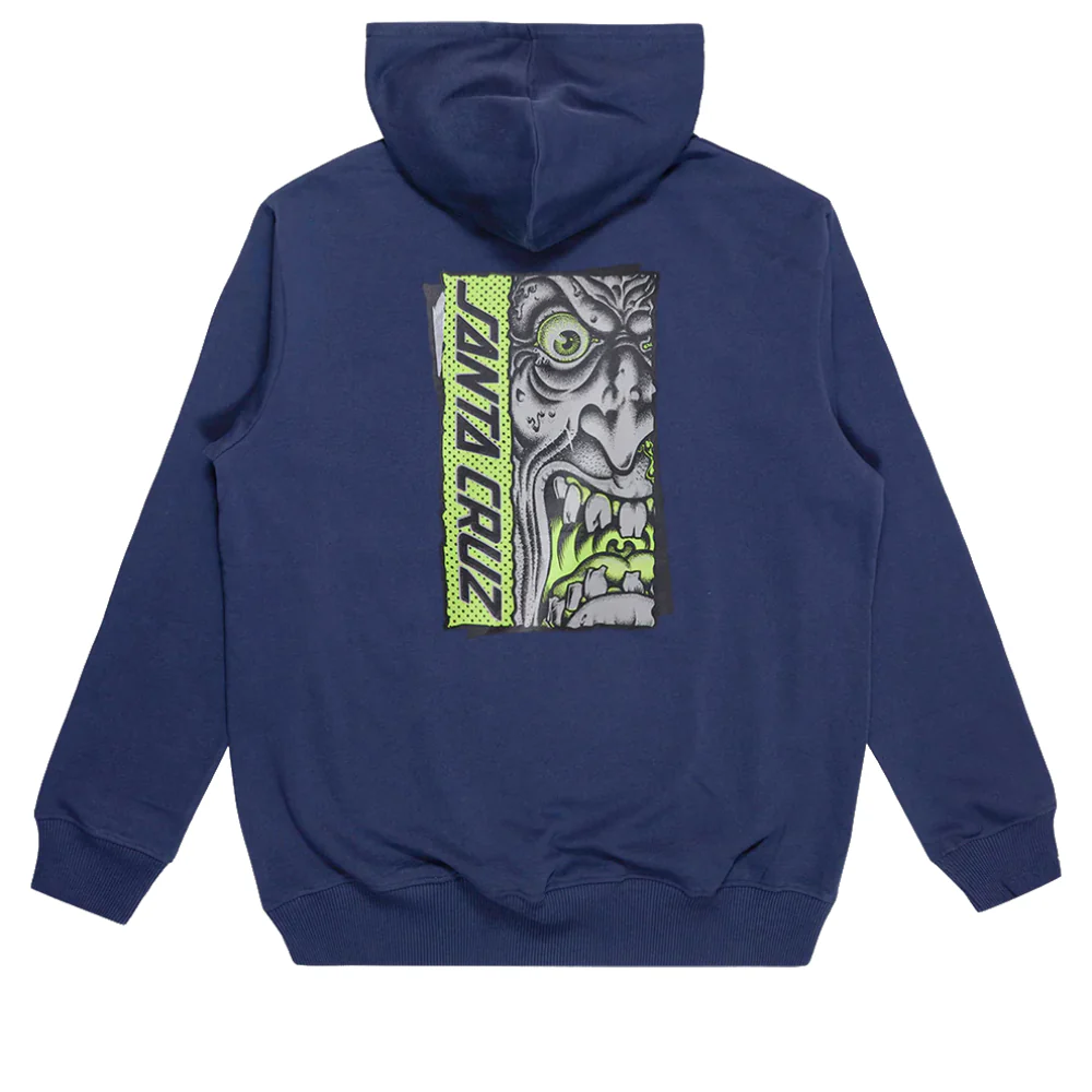 Santa Cruz Roskopp Rigid Face Hoodie Navy - Image 2
