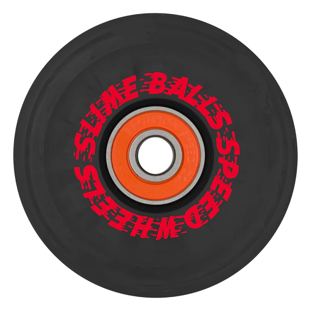 Slime Balls OG Slime Light Ups Flame Black 78a  66mm - Image 2