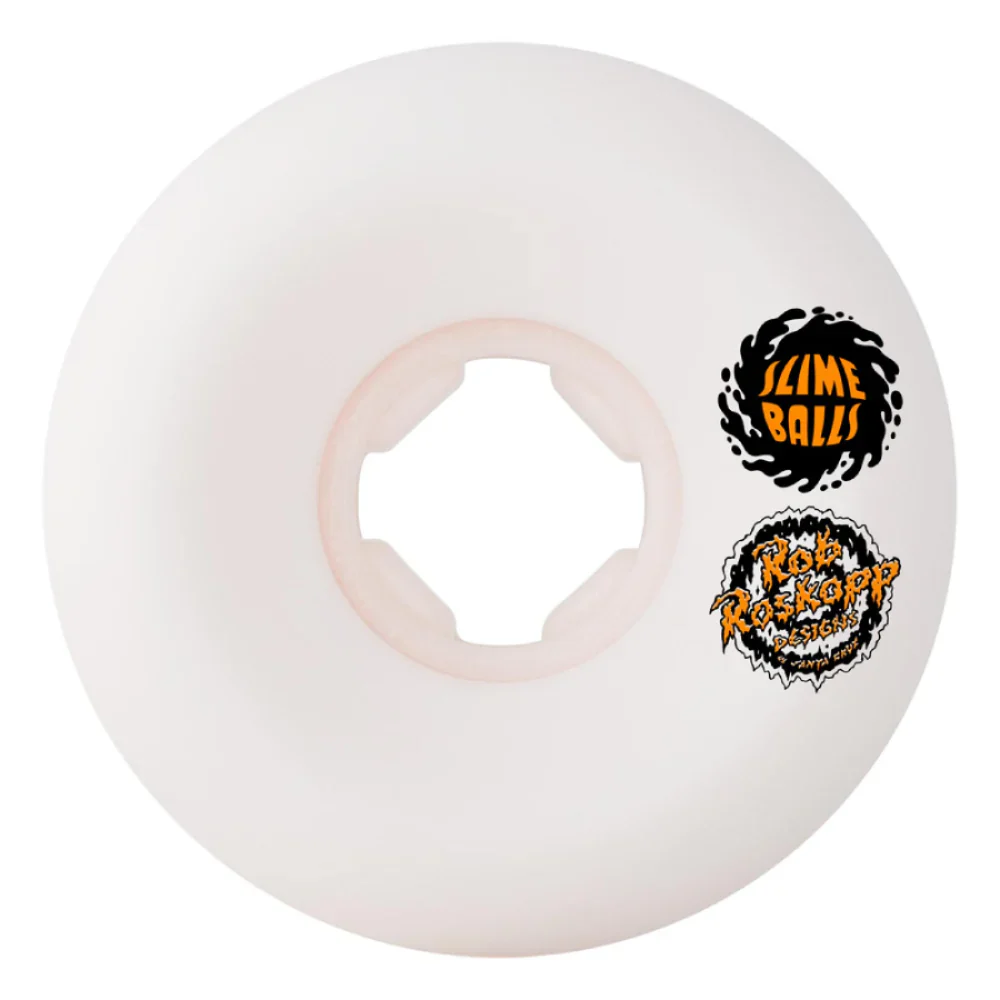 Slime Balls Roskopp Face 2 White Hardline 95a 54mm - Image 2