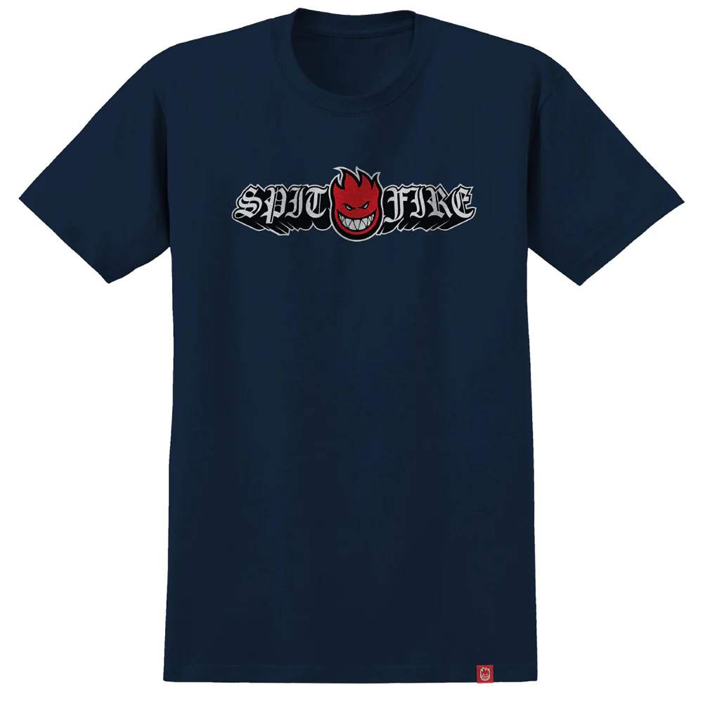 Spitfire Youth Old E Drop Navy T-Shirt