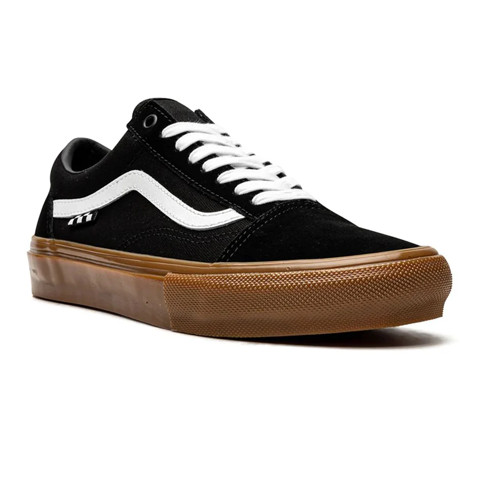 Vans Skate Old Skool Black/Gum/White - Image 3