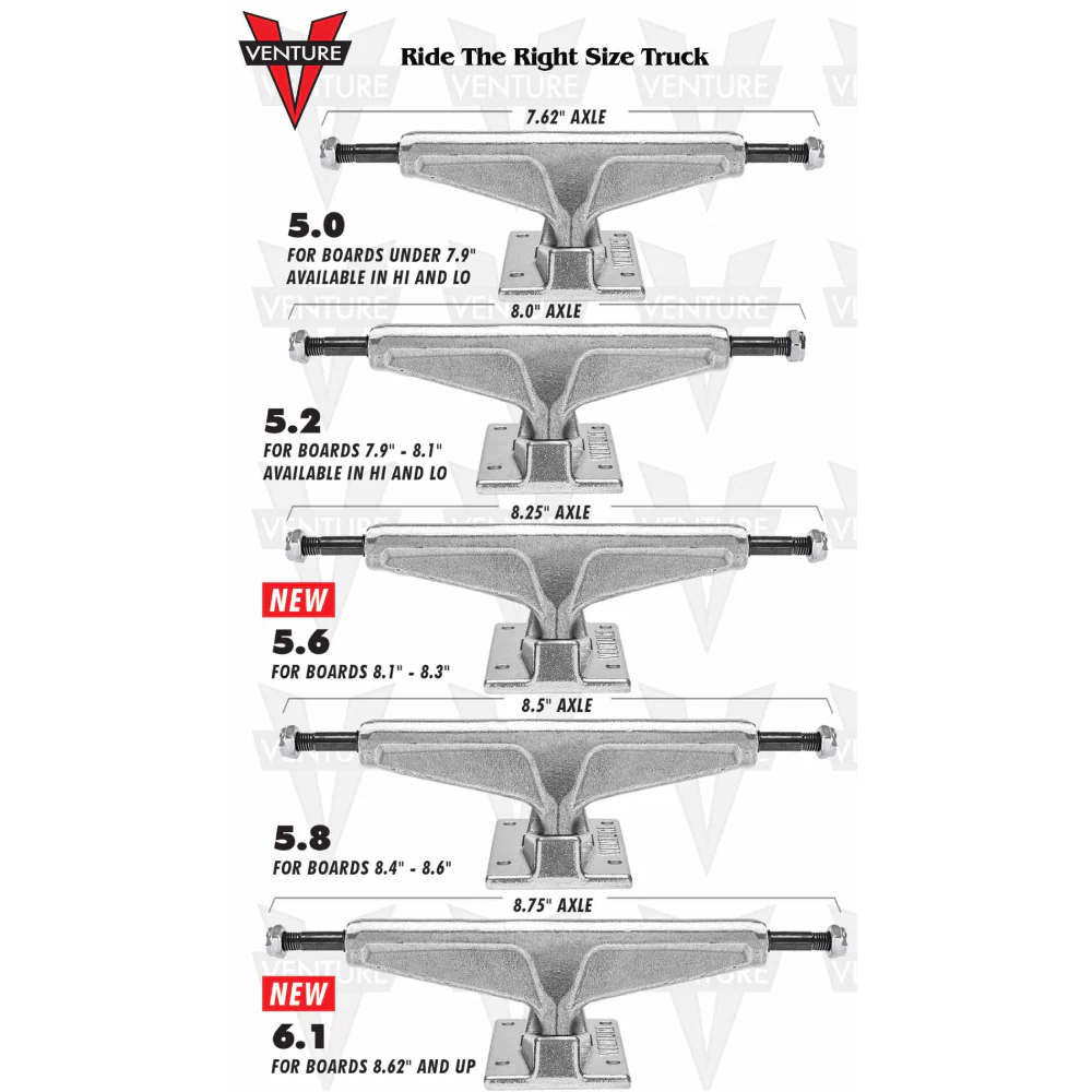 Venture Hi Hollow V-Cast Kader Trucks 5.2 - Image 4